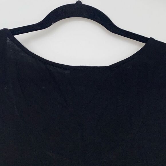 Jones New York Signature XL Sequin Shell Tank Top Dressy Black - Picture 6 of 10